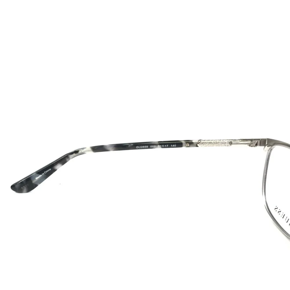 Guess GU2659 002 MATTE Eyeglasses Frames Black Gray Round Full Rim 51-17-140